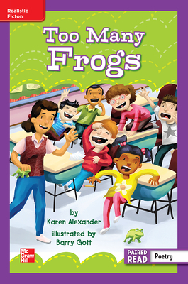 Reading Wonders Leveled Reader Too Many Frogs: Ell Unit 6 Week 5 Grade 3 by 