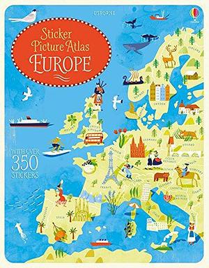 Sticker Picture Atlas of Europe by Jonathan Melmoth