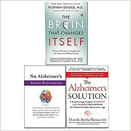 Brain That Changes Itself, The Alzheimer's Solution and No Alzheimer's Smarter Brain Keto Solution 3 Books Collection Set by Norman Doidge, Iota, Dean Sherzai