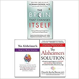 Brain That Changes Itself, The Alzheimer's Solution and No Alzheimer's Smarter Brain Keto Solution 3 Books Collection Set by Iota, Dean Sherzai, Norman Doidge