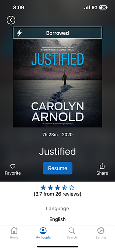 Justified by Carolyn Arnold