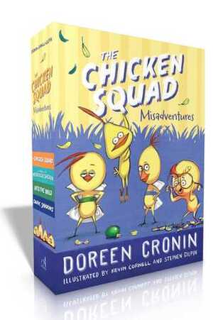 The Chicken Squad Misadventures: The Chicken Squad; The Case of the Weird Blue Chicken; Into the Wild; Dark Shadows by Stephen Gilpin, Doreen Cronin