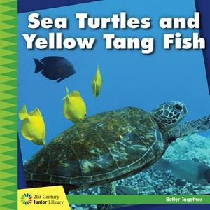 Sea Turtles and Yellow Tang Fish by Kevin Cunningham