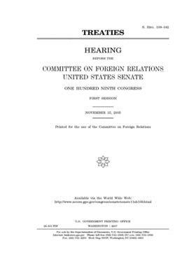 Treaties by Committee on Foreign Relations (senate), United States Congress, United States Senate