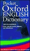 Pocket Oxford English Dictionary by F.G. Fowler, Henry Watson Fowler