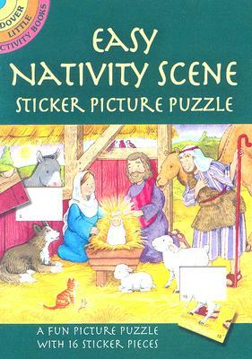 Easy Nativity Scene Sticker Picture Puzzle by Cathy Beylon