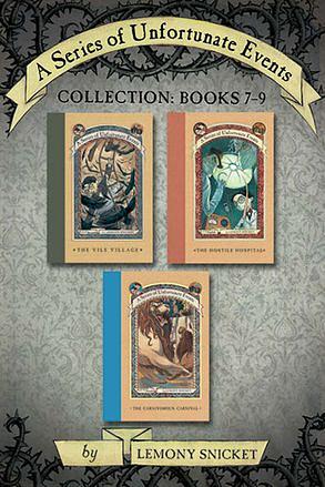 A Box of Unfortunate Events: The Dilemma Deepens (Books 7-9) by Lemony Snicket