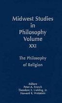 Philosophy of Religion by Howard K. Wettstein, Peter A. French, Theodore Edward Uehling