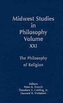 Philosophy of Religion by Theodore Edward Uehling, Howard K. Wettstein, Peter A. French