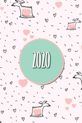 2020: My personal organizer 2020 with Cute Animal Dog Design - personal organizer 2020 - weekly calendar 2020 - monthly cale by Andrew Price