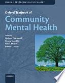 Oxford Textbook of Community Mental Health by Graham Thornicroft