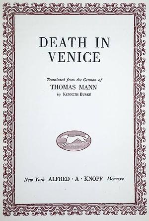 Death in Venice by Thomas Mann