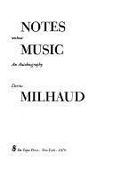 Notes Without Music by Darius Milhaud