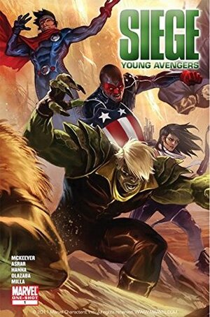 Siege: Young Avengers #1 by Victor Olazaba, Mahmud Asrar, Sean McKeever, Scott Hanna, Marko Djurdjevic