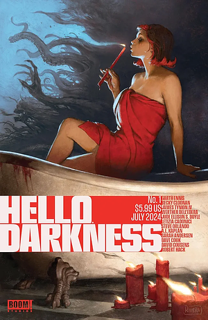 Hello Darkness #1 by Werther Dell'Edera, Jude Ellison S. Doyle, Steve Orlando, David Cousens, Becky Cloonan, Letizia Cadonici, A.L. Kaplan, Robert Hack, Sarah Anderson, Dave Cook, Garth Ennis, James Tynion IV