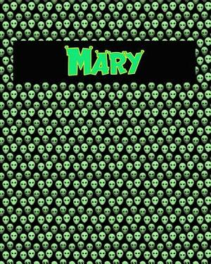 120 Page Handwriting Practice Book with Green Alien Cover Mary: Primary Grades Handwriting Book by Sheldon Franks