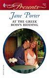 At the Greek Boss's Bidding by Jane Porter