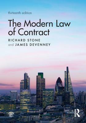 The Modern Law of Contract by Richard Stone, James Devenney