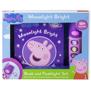 Peppa Pig Moonlight Bright: Book and Flashlight Set [With Flashlight] by Pi Kids