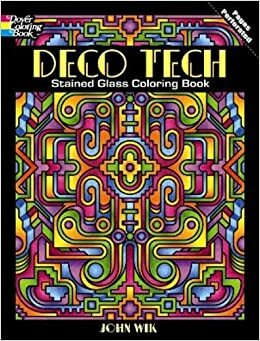 Dover Publications-Deco Tech Geometric Coloring Book by Dover Publications Inc.