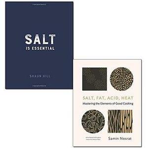 Salt is essential and salt, fat, acid, heat 2 books collection set by Shaun Hill, Samin Nosrat