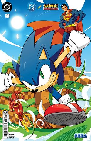 DC x Sonic the Hedgehog #4 Cover B Daniele Di Nicuolo Variant by Ian Flynn