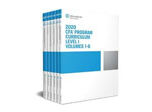 CFA Program Curriculum 2020 Level I, Volumes 1-6 by Cfa Institute