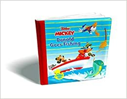 Disney Bath Time Bubble Book-Donald Duck Goes Fishing with Mickey Mouse and Goofy by Kappa Books Publishers