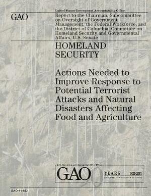 Homeland Security: Actions Needed to Improve Response to Potential Terrorist Attacks and Natural Disasters Affecting Food and Agriculture by U. S. Government, U. S. Government Accountability Office