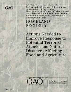 Homeland Security: Actions Needed to Improve Response to Potential Terrorist Attacks and Natural Disasters Affecting Food and Agriculture by U. S. Government, U. S. Government Accountability Office