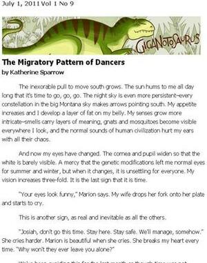 The Migratory Pattern of Dancers by Katherine Sparrow