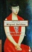 Señora de rojo sobre fondo gris by Miguel Delibes