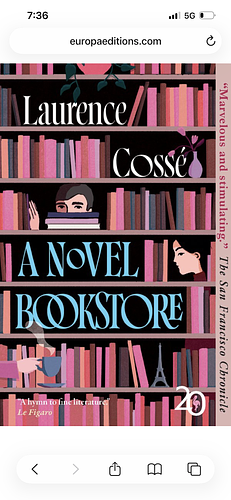 A Novel Bookstore by Laurence Cossé
