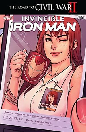 Invincible Iron Man (2015-2016) #10 by Mike Deodato, Brian Michael Bendis