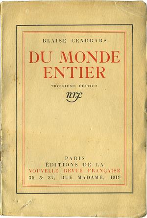 Du monde entier by Blaise Cendrars