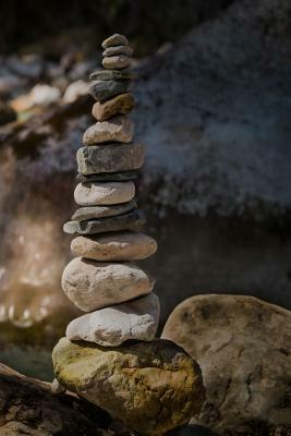 Stones Piled: Piling Rocks Bothers Some People. by Planners and Journals