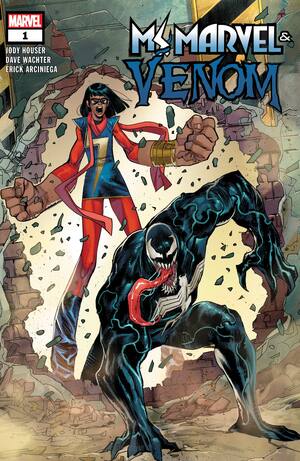 Ms. Marvel & Venom #1 by Jody Houser, Dave Wachter, Sara Pichelli