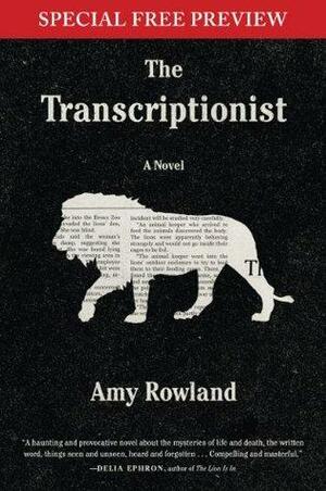 The Transcriptionist: Free Preview plus Bonus Material by Amy Rowland