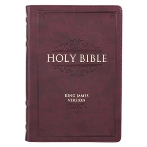 KJV Bible Thinline Burgundy by 