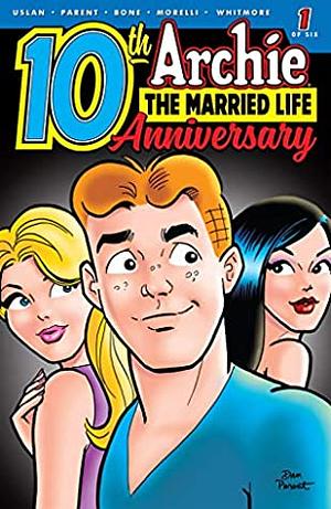 Archie: The Married Life - 10th Anniversary #1 by Kelly Fitzpatrick, Vincent Lovallo, Francesco Francavilla, Stephen Oswald, Dan Parent, Robert Hack, Jack Morelli, Jon Goldwater, Aaron Lopresti, J. Bone, Glenn Whitmore, Michael E. Uslan, Victor Gorelick, Jamie Lee Rotante