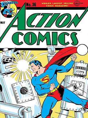 Action Comics #36 by Henry Boltinoff, Ray McGill, Jerry Siegel