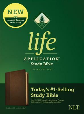 NLT Life Application Study Bible, Third Edition (Leatherlike, Dark Brown/Brown) by 