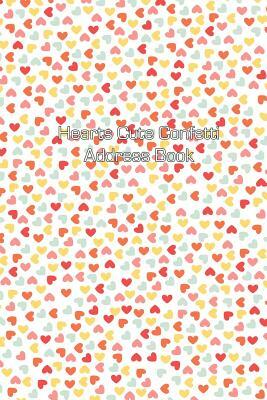 Hearts Cute Confetti Address Book by Jot Spot Stationary