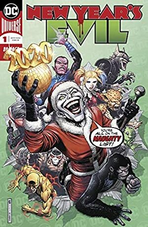 New Year's Evil (2019) #1 by Matt Hollingsworth, Karl Quitely Mostert, Tomeu Morey, Michael Atiyeh, Christos Gage, Ramon Villalobos, Dale Eaglesham, Luis Guerrero, Vita Ayala, Jeromy Cox, Aneke, Jon Sibal, Elena Casagrande, Hi-Fi, Sumit Kumar, Cian Tormey, Alessandro Vitti, Adriano Lucas, Jim Krieg, Kurt Busiek, Anthony Spay, Dave Wielgosz, Gabriel Hardman, Jordie Bellaire, Romulo Fajardo Jr., Kenny Porter, Corinna Sara Bechko, Dave McCaig, Tamra Bonvillain, Jim Cheung, Dan Watters, Phillip K. Johnson, Ram V