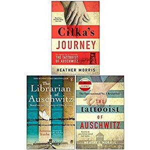 Cilka's Journey Hardcover, The Librarian of Auschwitz, The Tattooist of Auschwitz 3 Books Collection Set by Heather Morris, Antonio Iturbe