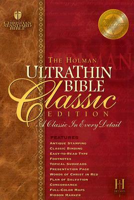 Ultrathin Reference Bible-Hcsb-Classic by 