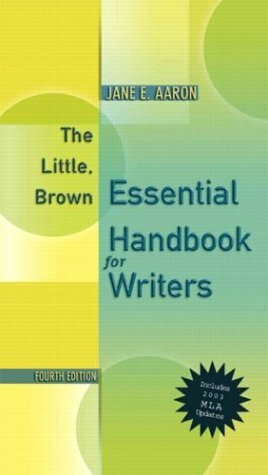 The Little, Brown Essential Handbook for Writers by Jane E. Aaron