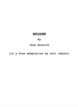 Antigone by Jean Anouilh