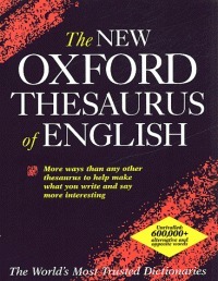 The New Oxford Thesaurus Of English by Patrick Hanks