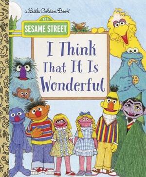 I Think That It Is Wonderful (Sesame Street) by David Korr